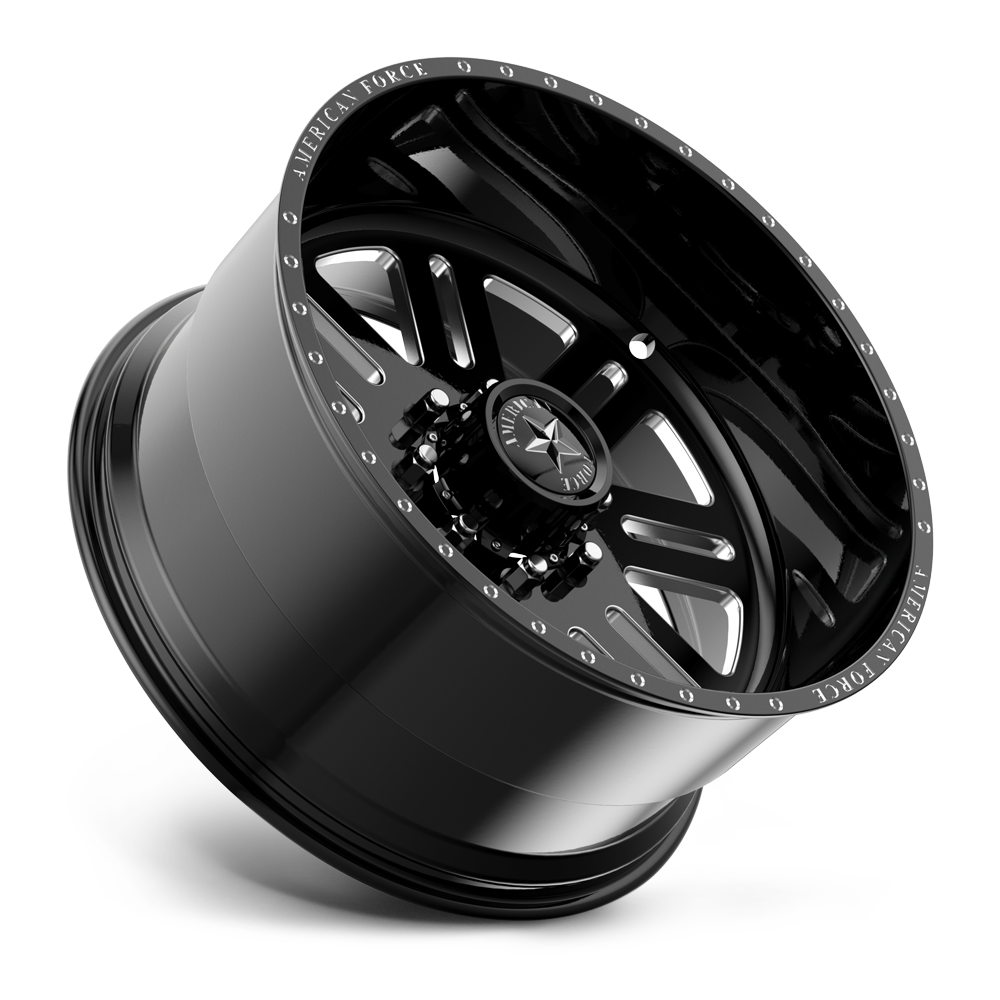American Force Wheels Afw Rebel Ss Gloss Black Machined