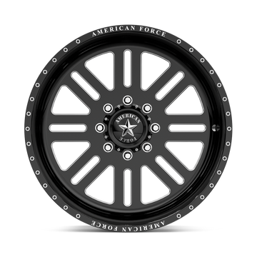 American Force Wheels Afw Rebel Ss Gloss Black Machined