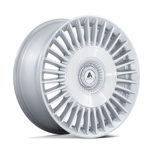 Asanti Wheels AB040 Tiara Gloss Silver with Bright Machined Face
