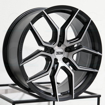 3SDM Wheels 0.50 Black Brushed