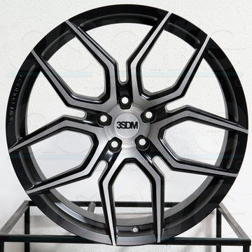 3SDM Wheels 0.50 Black Brushed