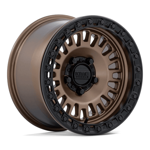 KMC Wheels KS242 Aztec Utv Beadlock Matte Bronze with Matte Black Ring