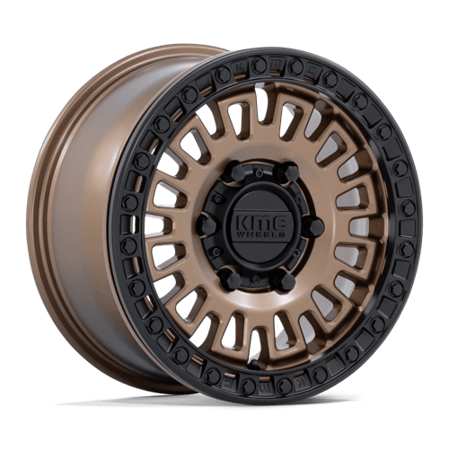 KMC Wheels KS242 Aztec Utv Beadlock Matte Bronze with Matte Black Ring