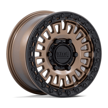 KMC Wheels KS242 Aztec Utv Beadlock Matte Bronze with Matte Black Ring
