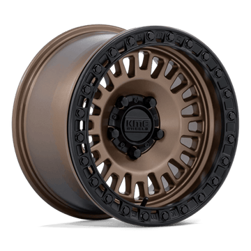 KMC Wheels KS242 Aztec Utv Beadlock Matte Bronze with Matte Black Ring