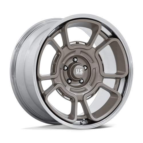 US Mags Wheels UC147 Flagstaff Pewter with Chrome Lip