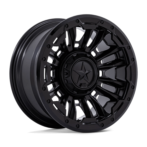 XD Series Wheels XD870 Bomber Matte Black with Gloss Black Ring