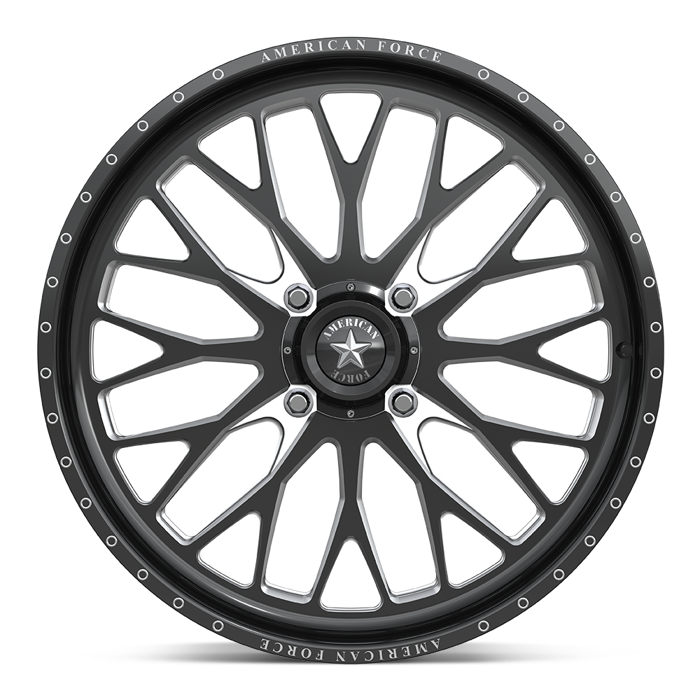 American Force Wheels Afw Invader Utv Gloss Black Machined