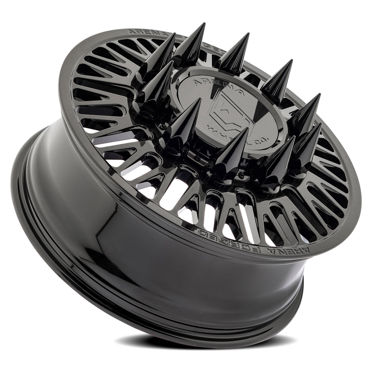 Arena Forged Wheels AF101 Casino Dually Gloss Black Front