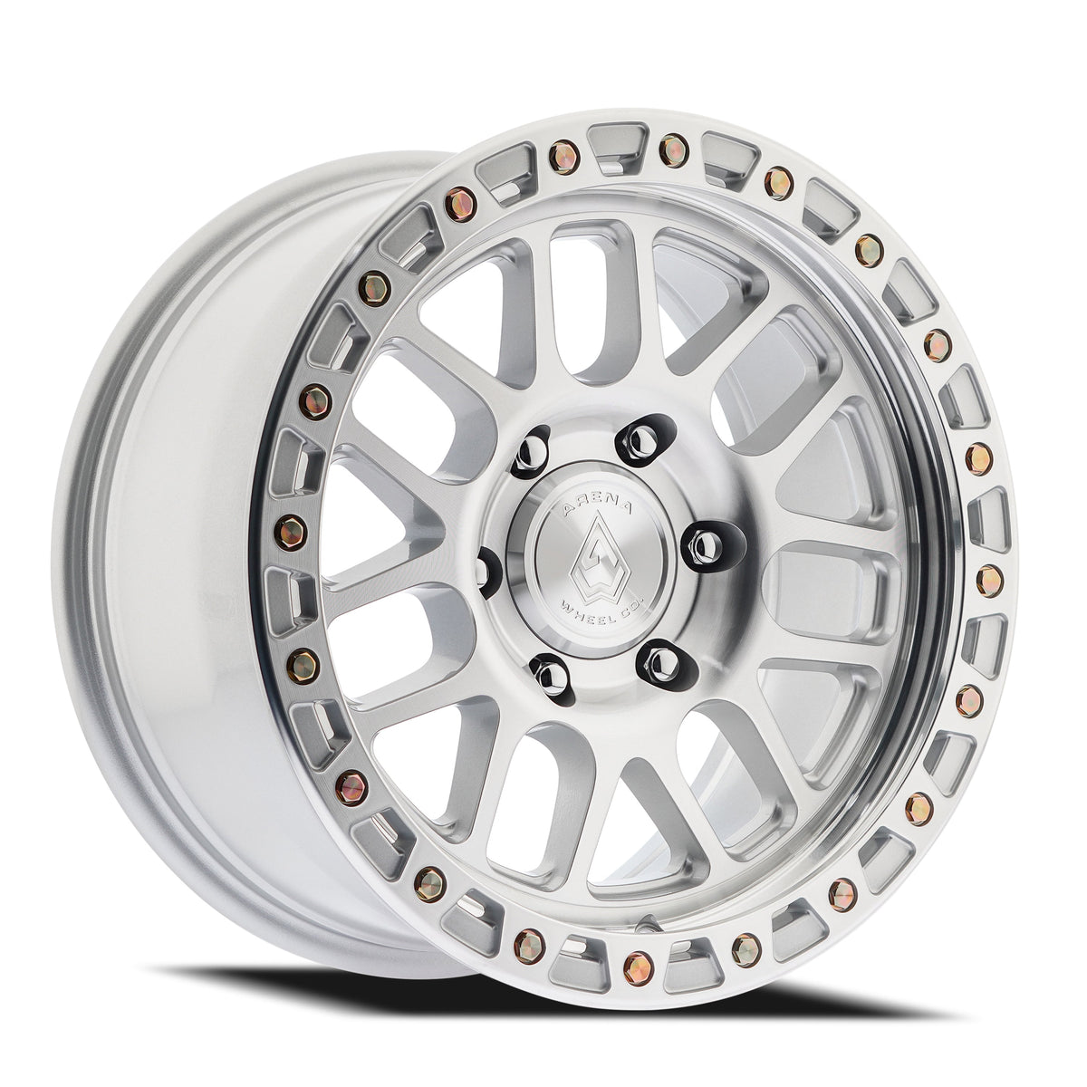 Arena Wheels A119 Boost Gloss Silver Machined 6 lug