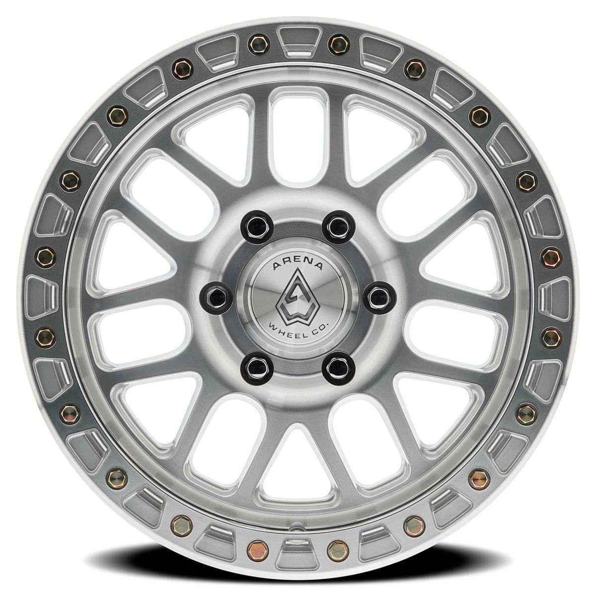 Arena Wheels A119 Boost Gloss Silver Machined 6 lug