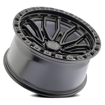 Arena Wheels A120 Terra Satin Black Center Gloss Black Lip