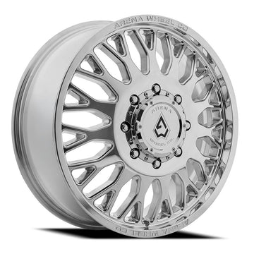 Arena Wheels A121 Monarch Dually Milled and Polished Front