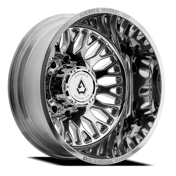 Arena Wheels A121 Monarch Dually Milled and Polished Rear Outer