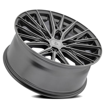Arena Wheels A124 Finesse Gloss Gun Metal Brushed Face