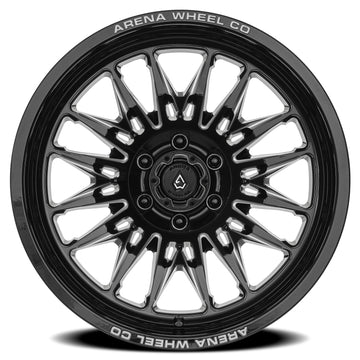 Arena Wheels A126 Javelin Gloss Black and Milled