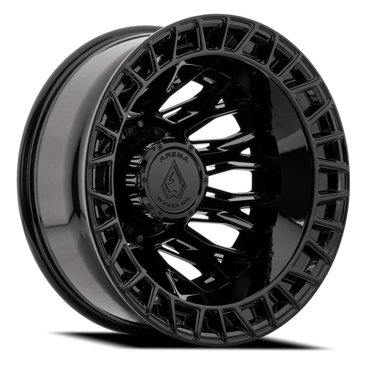 Arena Wheels A127 Innovator Dually Gloss Black Rear Outer