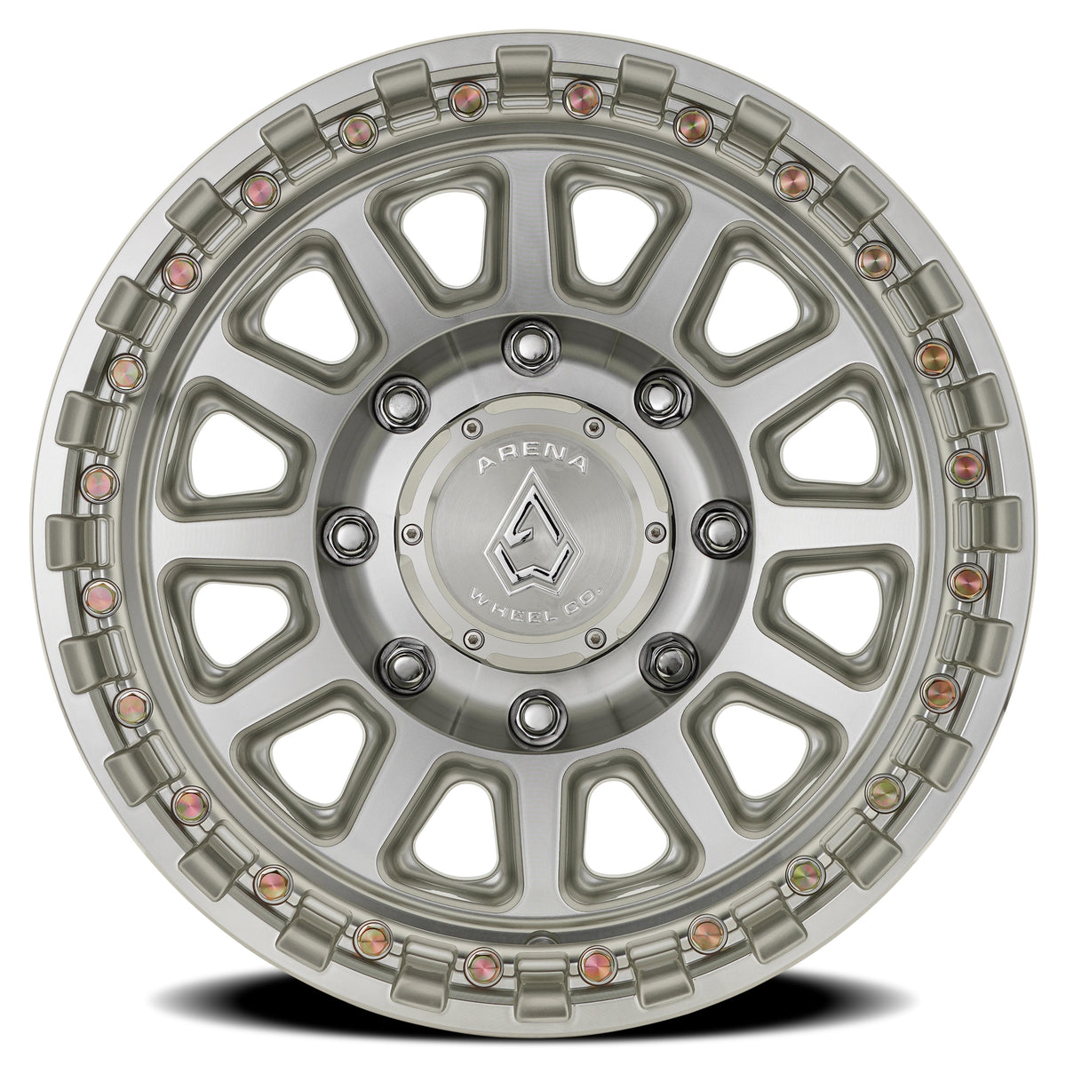 Arena Wheels A128 Enduro Gloss Silver Machined 8 lug