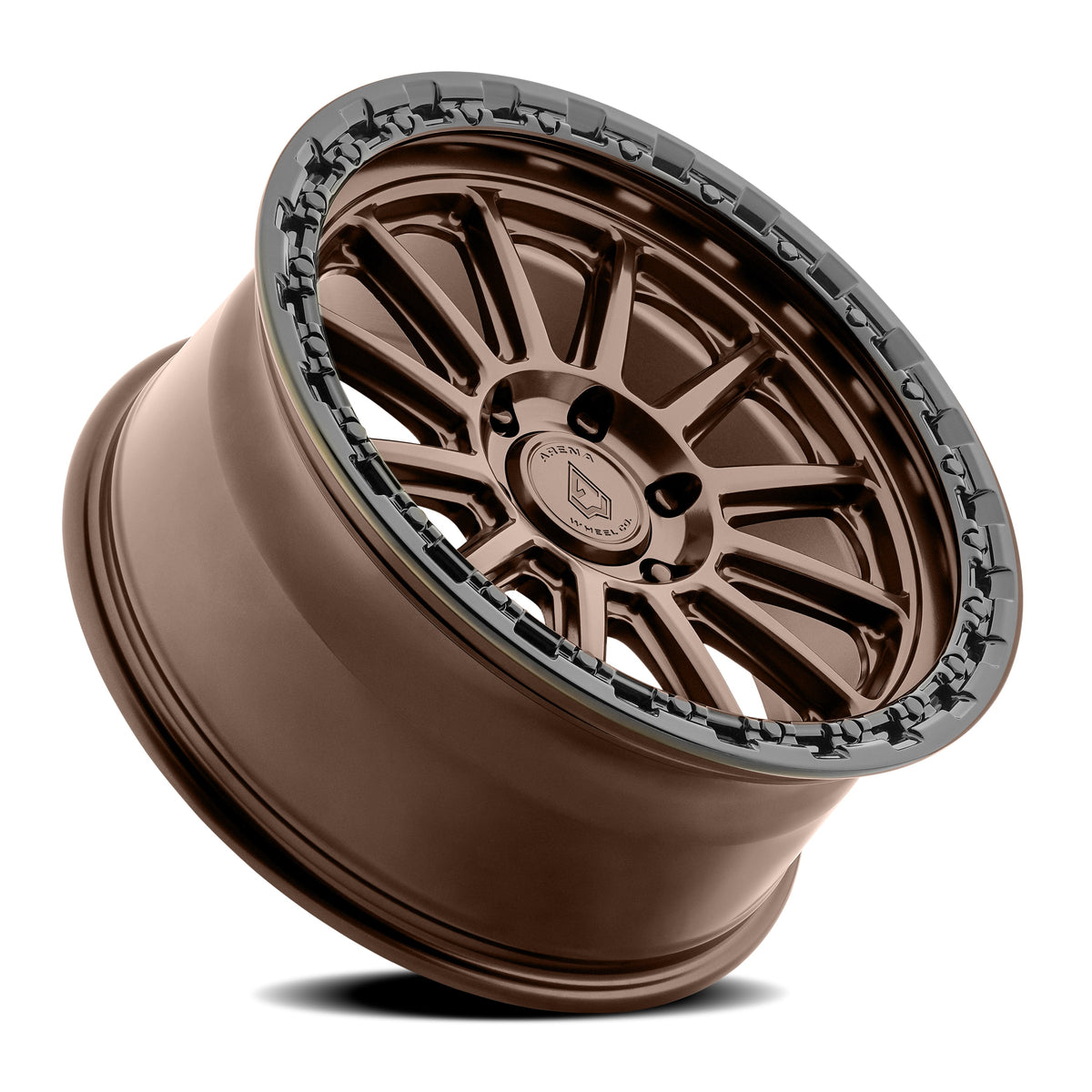 Arena Wheels A128 Enduro Smoked Bronze Center Gloss Black Lip