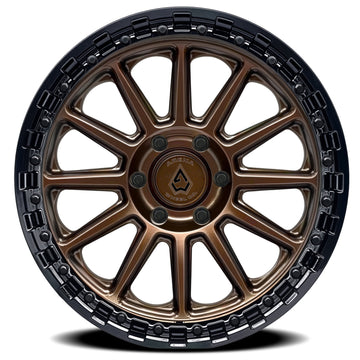 Arena Wheels A128 Enduro Smoked Bronze Center Gloss Black Lip