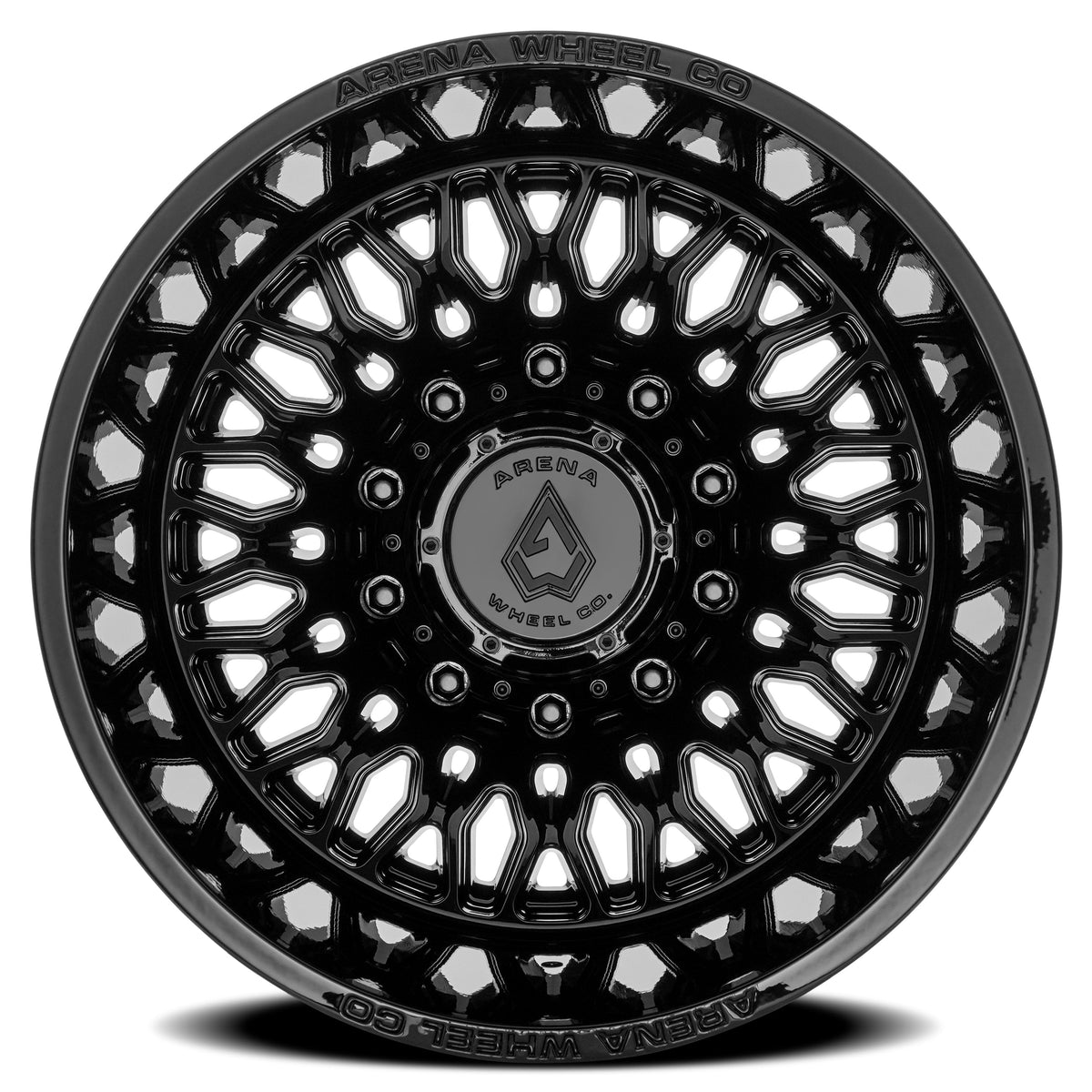 Arena Wheels A129 Valkyrie Dually Gloss Black Rear Outer