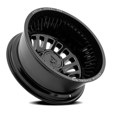 Arena Wheels A136 Sultan Dually Gloss Black and Milled Rear Outer