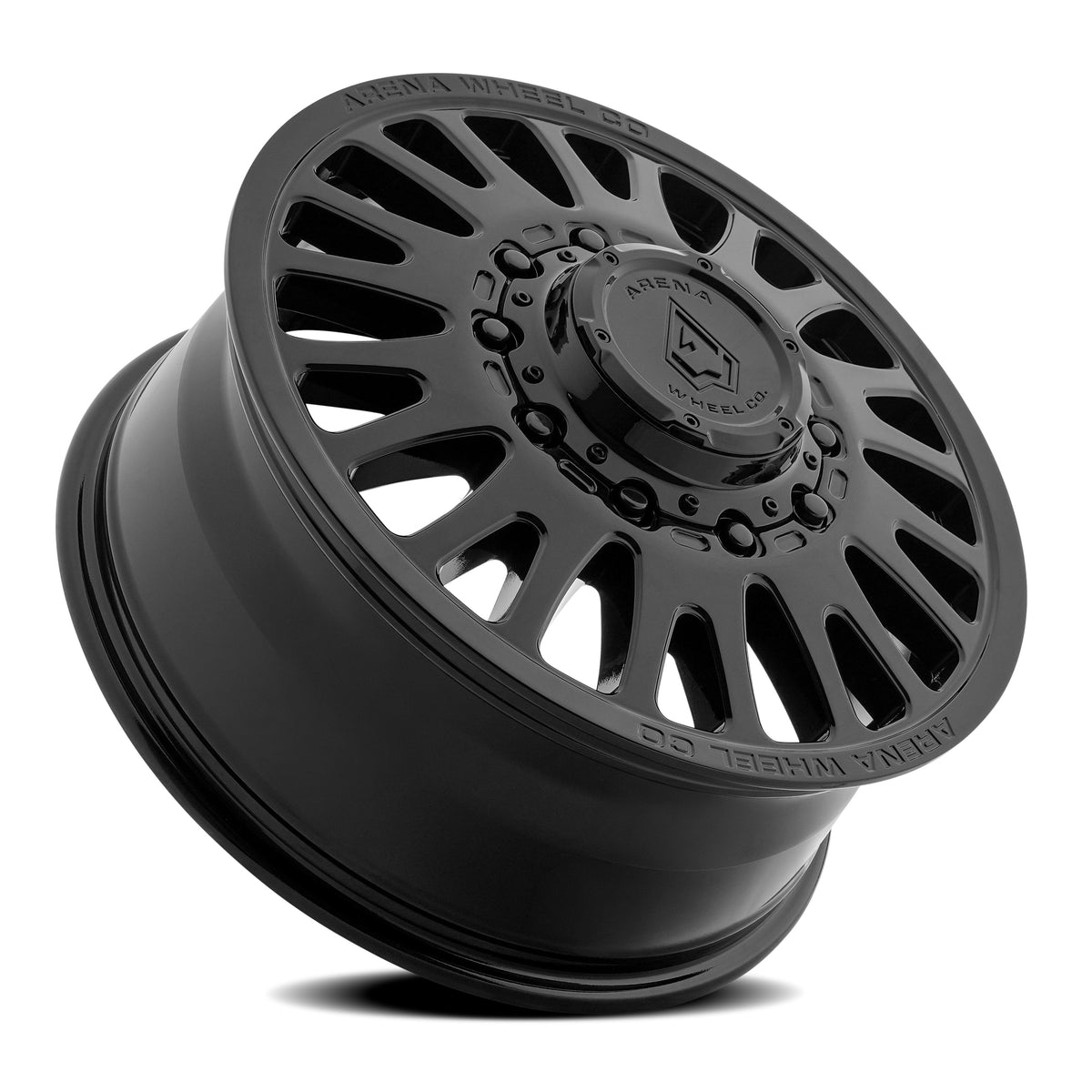 Arena Wheels A136 Sultan Dually Gloss Black Front