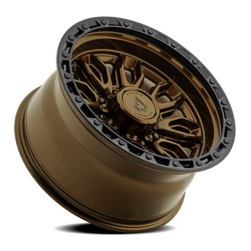 Arena Wheels A137 Pursuit Smoked Bronze Center Gloss Black Lip 8 lug