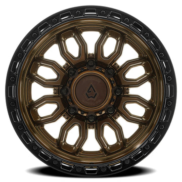 Arena Wheels A137 Pursuit Smoked Bronze Center Gloss Black Lip 8 lug
