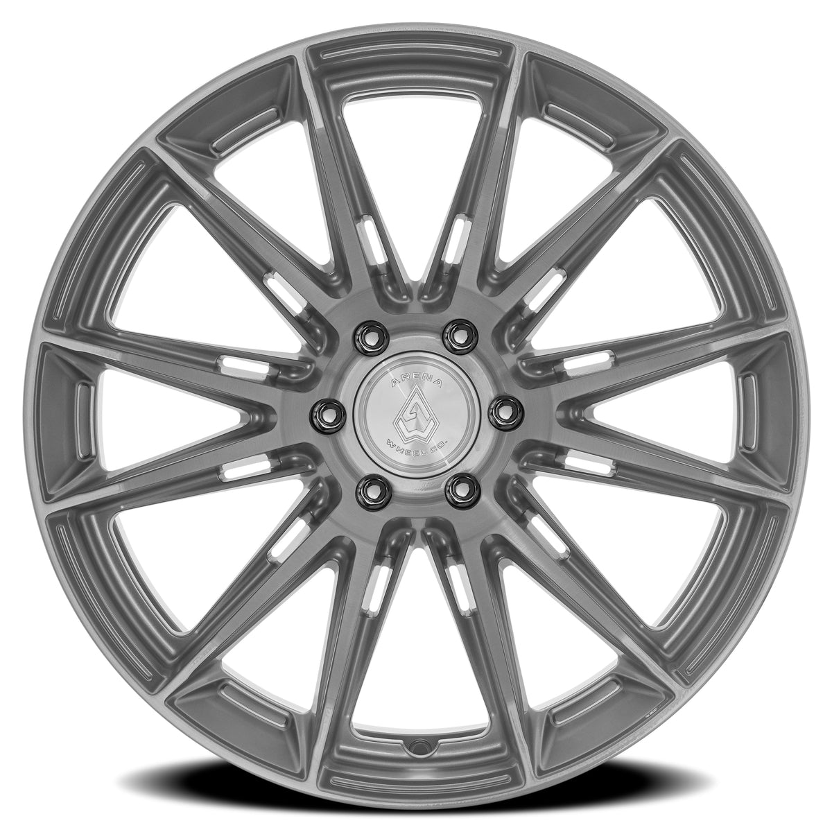 Arena Wheels A138 Lusso Gloss Silver Brushed
