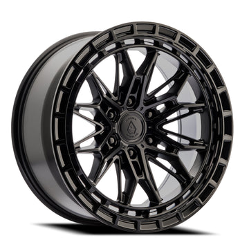 Arena Wheels A147 Empire Satin Black Center Gloss Black Lip