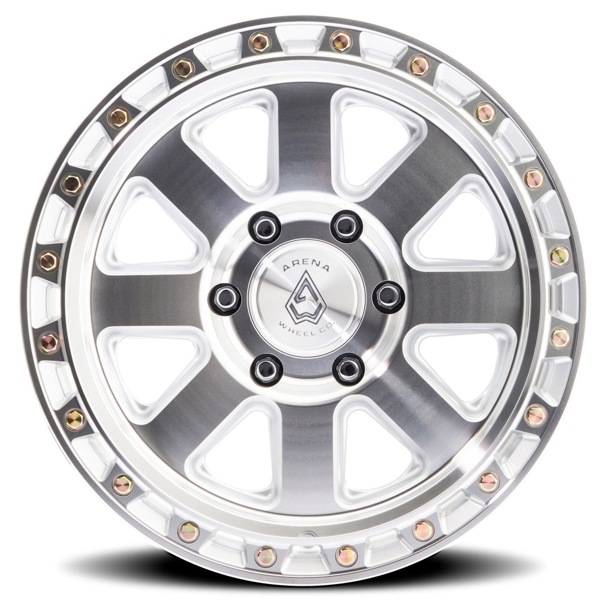 Arena Wheels A148 Bandit Gloss Silver Machined 6 lug