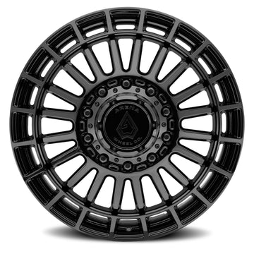 Arena Wheels A151 Blaze Dually Gloss Black Front