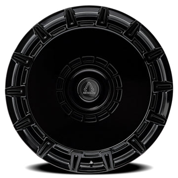 Artssen Wheels AR101 Apollo Gloss Black face view