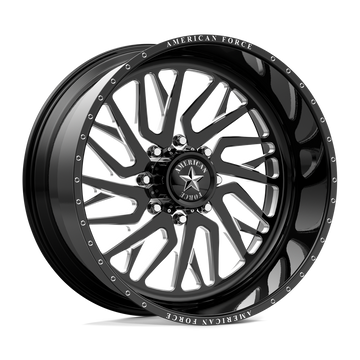 American Force Wheels Afw Nova Ss Black Milled