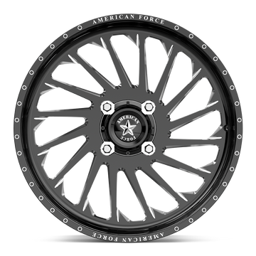 American Force Wheels Afw Shredder Ss Utv Gloss Black Machined
