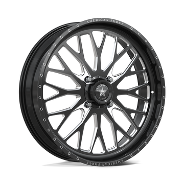 American Force Wheels Afw Invader Utv Gloss Black Machined