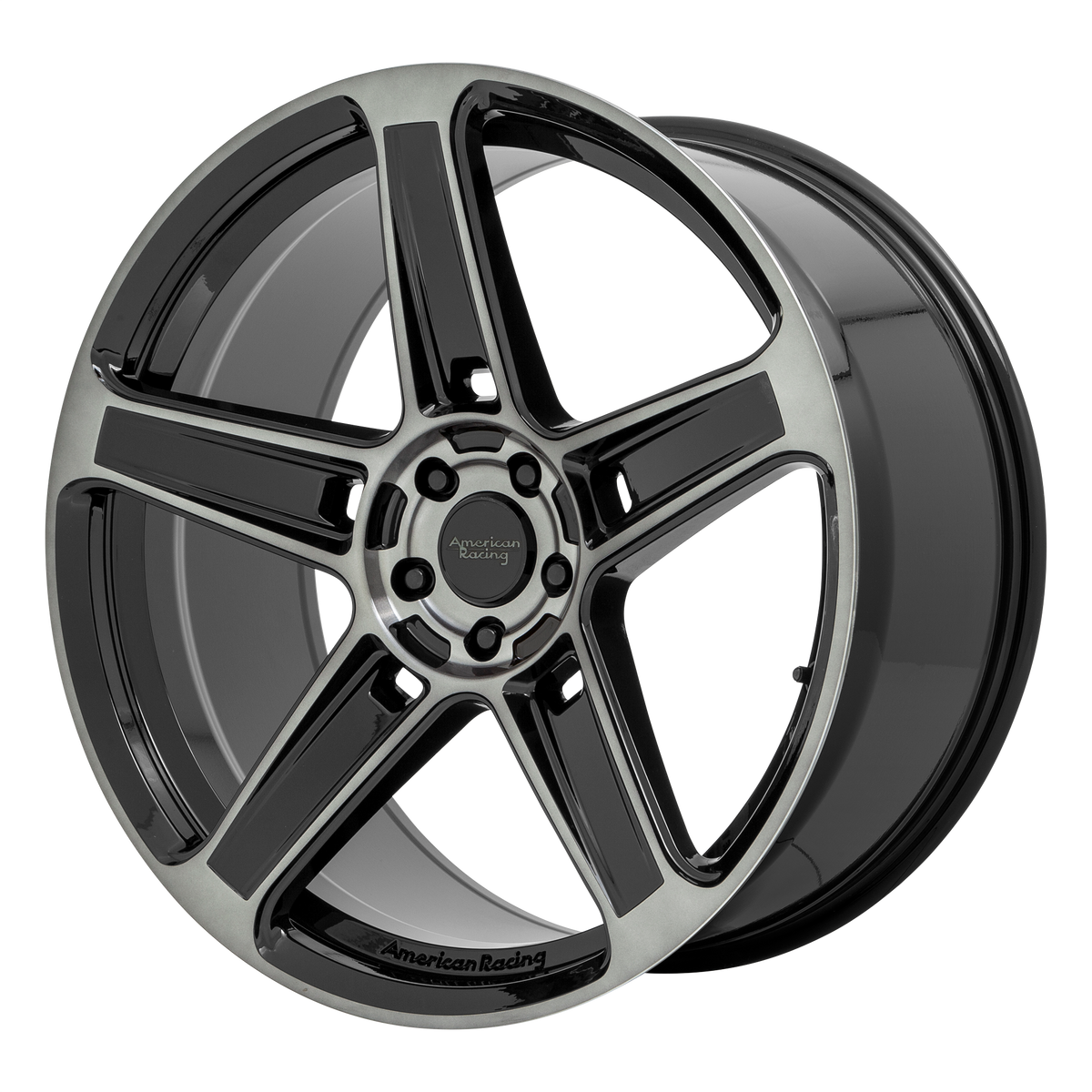 American Racing Wheels AR936 Gloss Black with Gray Tint