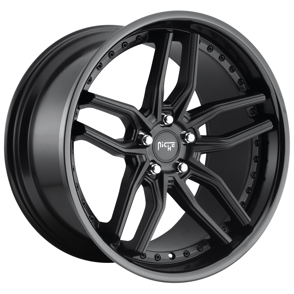 Niche Wheels M194 Methos Gloss Black Matte Black