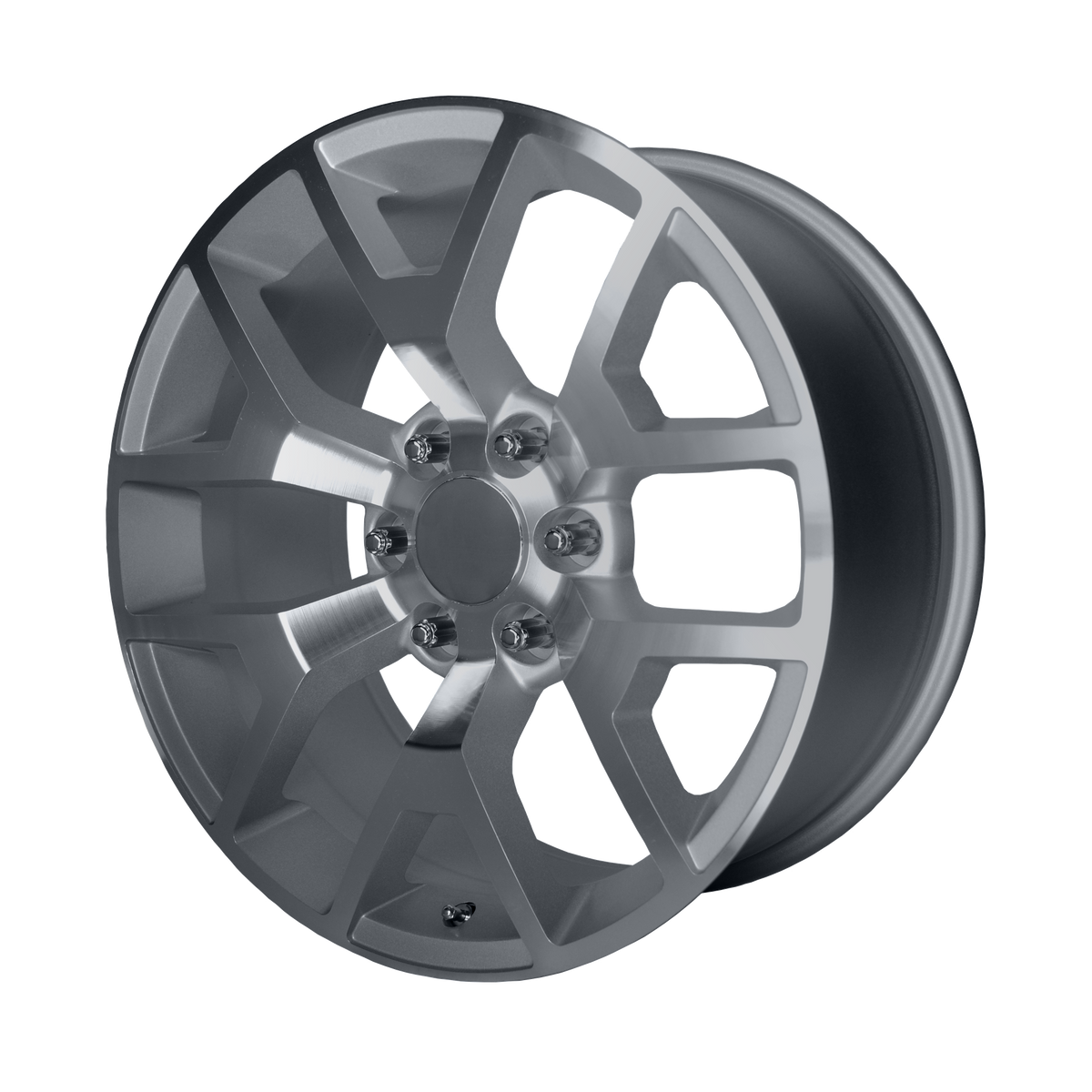 Performance Replicas Wheels PR169 Silver with Machined Spokes