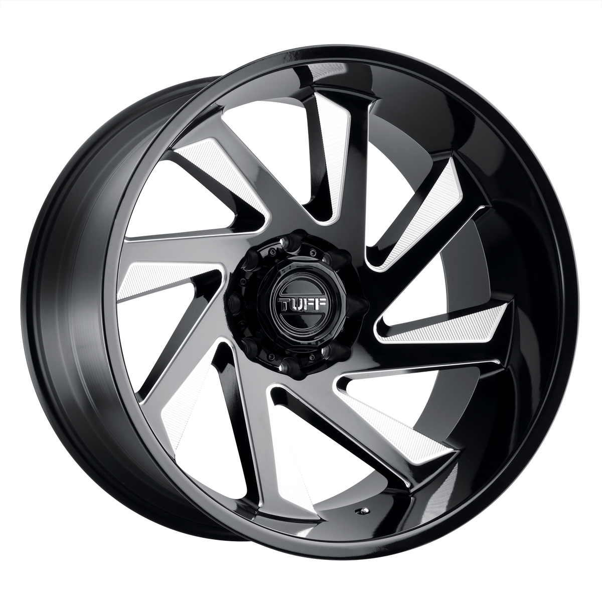 Tuff Wheels T1B Gloss Black Milled