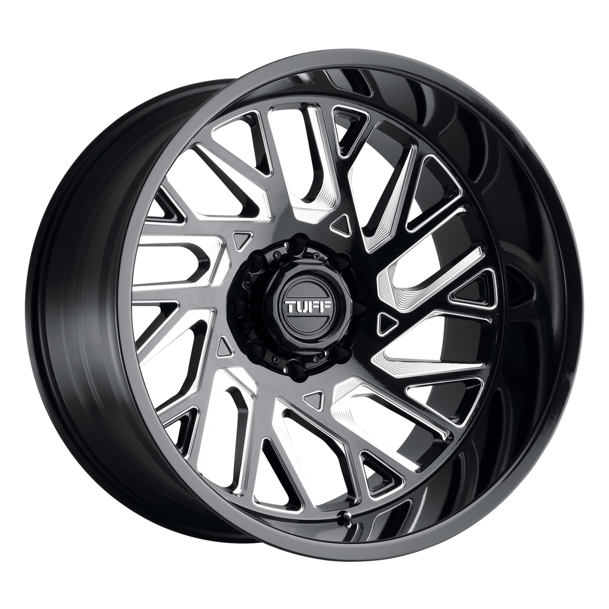 Tuff Wheels T4B Gloss Black Milled