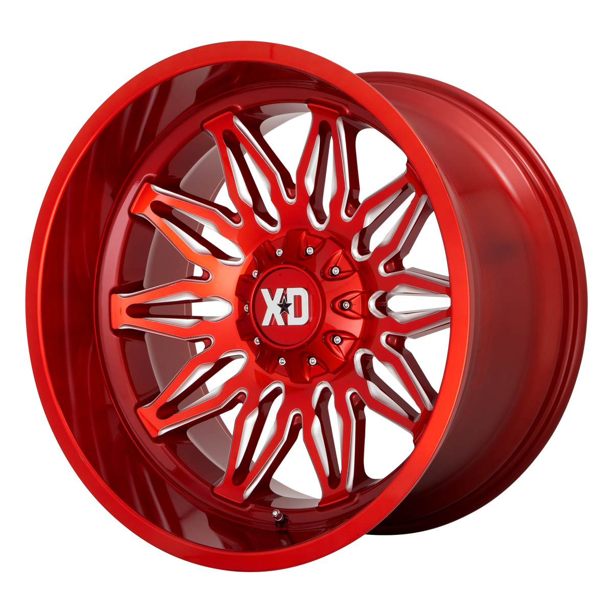 XD Series Wheels XD859 Gunner Candy Red Milled