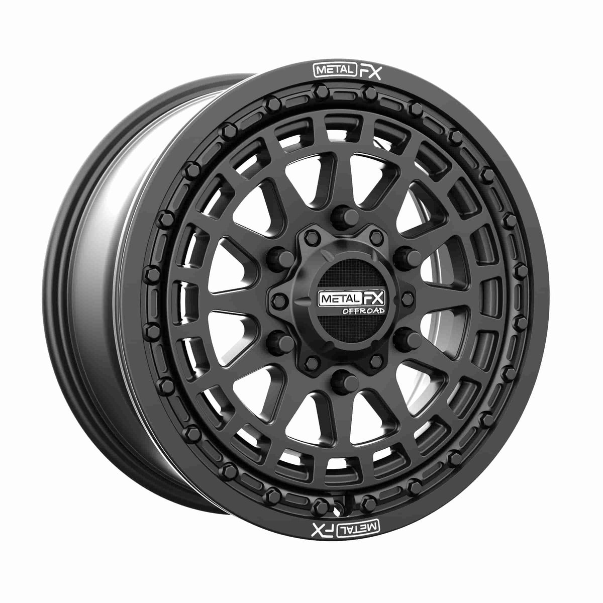 Metal FX Wheels Outlaw 6R Beadlock Satin Black
