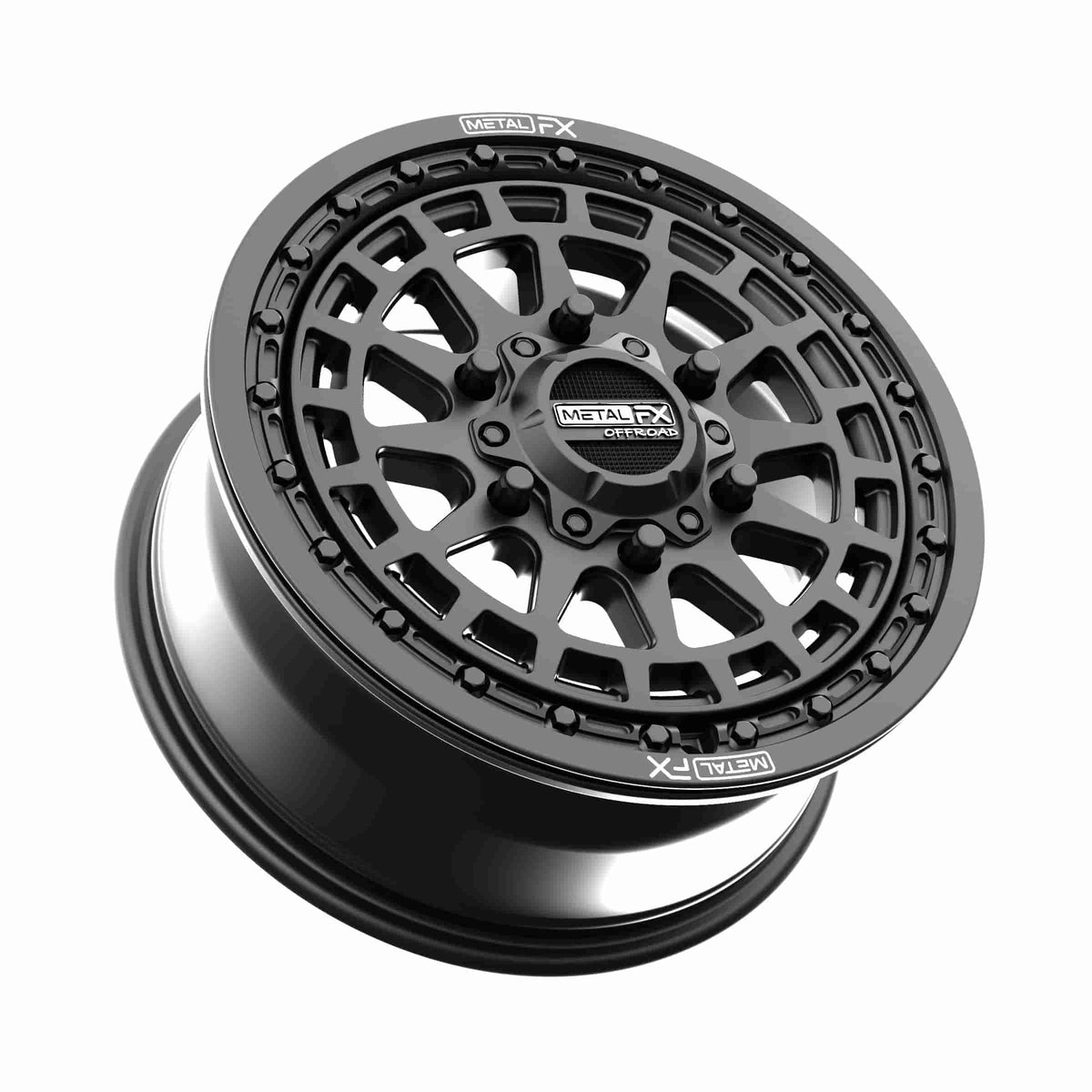 Metal FX Wheels Outlaw 6R Beadlock Satin Black