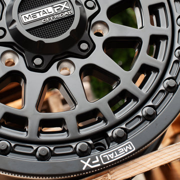 Metal FX Wheels Outlaw 6R Beadlock Satin Black