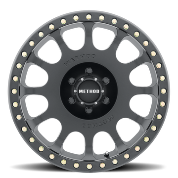 Method Race Wheels MR105 Beadlock Matte Black 6 lug