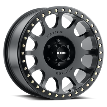 Method Race Wheels MR105 Beadlock Matte Black 6 lug