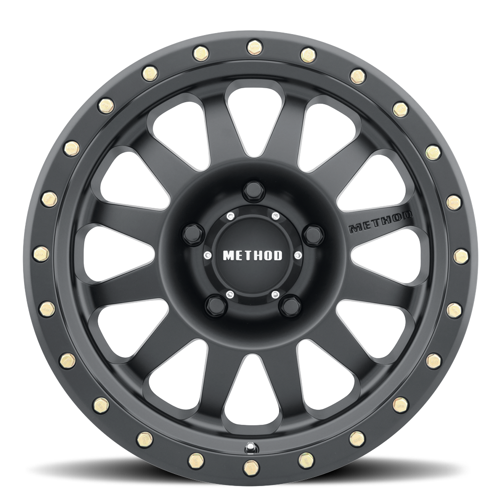 Method Race Wheels MR304 Double Standard Matte Black 5 lug