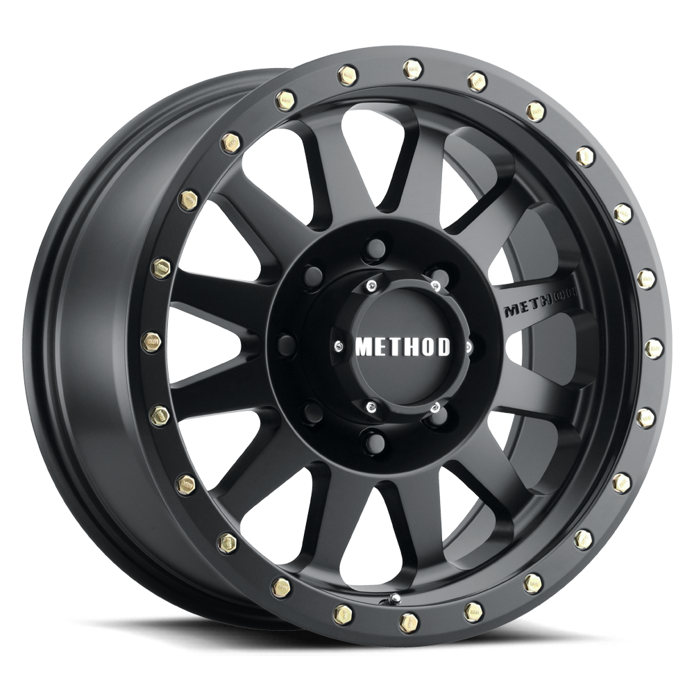 Method Race Wheels MR304 Double Standard Matte Black 8 lug
